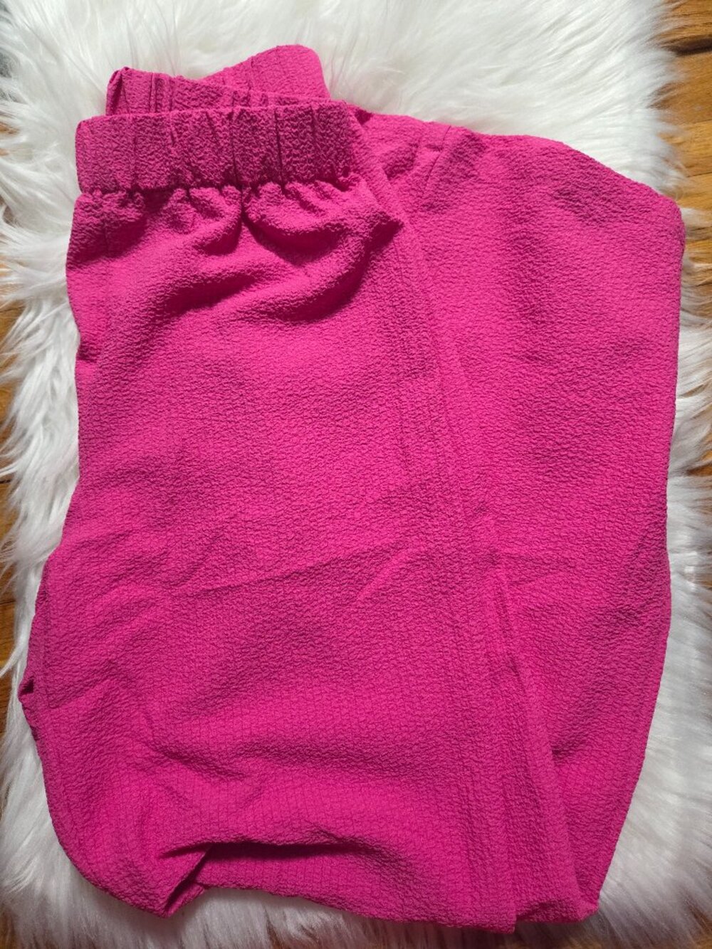 SHEIN Pink Pull-On Pants